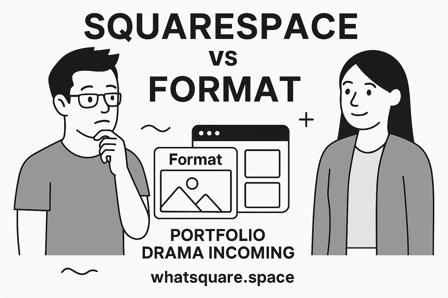 Squarespace vs Format: Portfolio Drama Incoming 2025